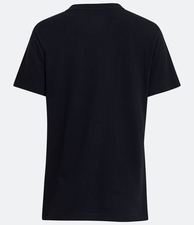 Blusa Básica en Algodón con Escote V y Manga Corta 6