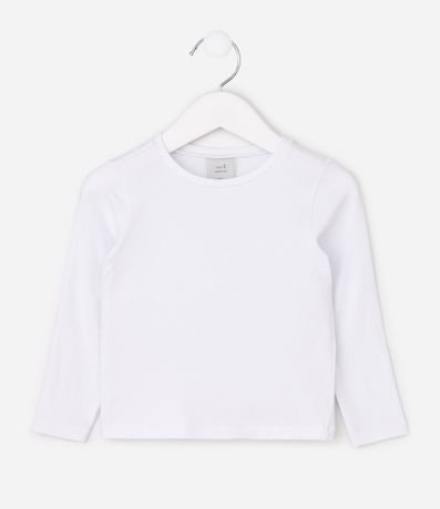 Blusa Infantil Básica en Cotton - Talle 1 a 5 años 4
