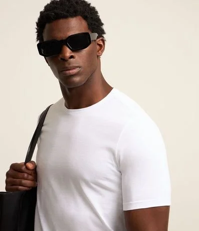 Remera Slim Básica en Algodón Manga Corta 3