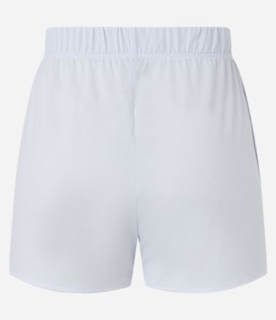 Salida de Playa Short Básico en Crepé con Cintura Elástica 10