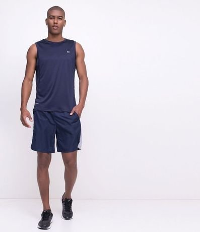 Musculosa Regular Básica Deportiva con Recortes y Lettering 3