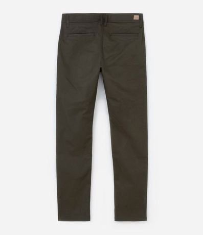 Pantalón Slim Básico en Sarga con Bolsillos 2