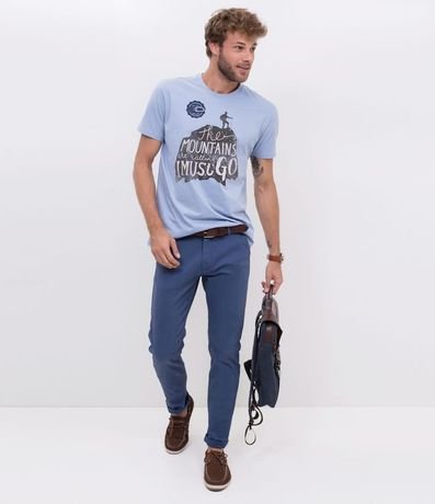 Pantalón Slim Básico en Sarga con Bolsillos 5