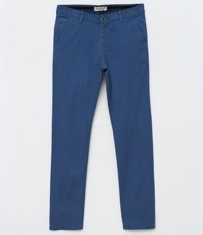 Pantalón Slim Básico en Sarga con Bolsillos 6