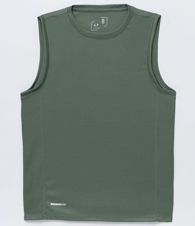 Musculosa Regular Básica Deportiva con Recortes y Lettering 6