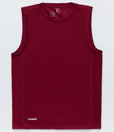 Musculosa Regular Básica Deportiva con Recortes y Lettering 4