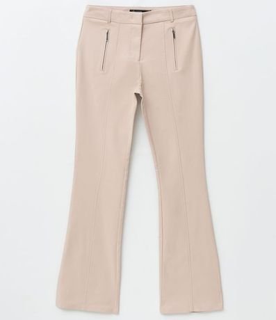 Pantalón Boot Cut con Detalle de Cremallera 4