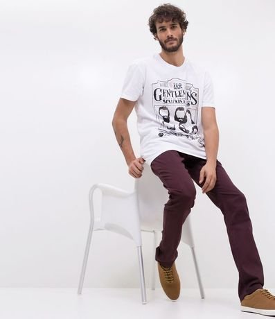 Pantalón Slim Básico en Sarga con Bolsillos 5