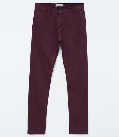 Pantalón Slim Básico en Sarga con Bolsillos 6