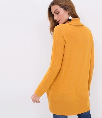 Cardigan Básico en Viscosa con Abertura Total 2