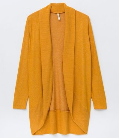 Cardigan Básico en Viscosa con Abertura Total 6