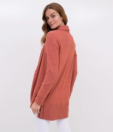 Cardigan Básico en Viscosa con Abertura Total 2