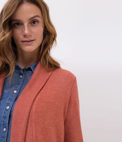 Cardigan Básico en Viscosa con Abertura Total 3