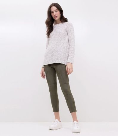 Pantalón Legging en Fake Suede 5