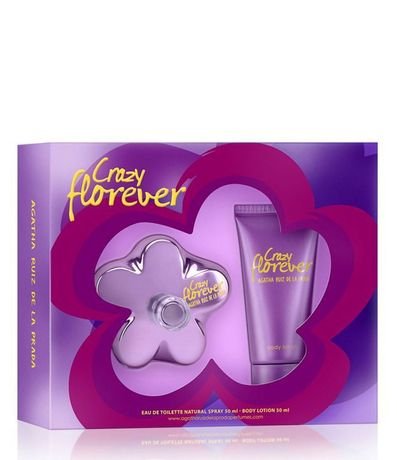 Kit Perfume Agatha Ruiz de La Prada Crazy Florever Feminino Eau de Toilette + Loción Corporal 1