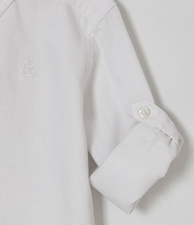 Camisa Manga Larga con Botónes Básica - Talle 1 a 4 años 6