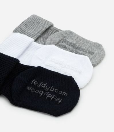 Kit 03 Medias Bebe - Talle 0 a 12 Meses 3