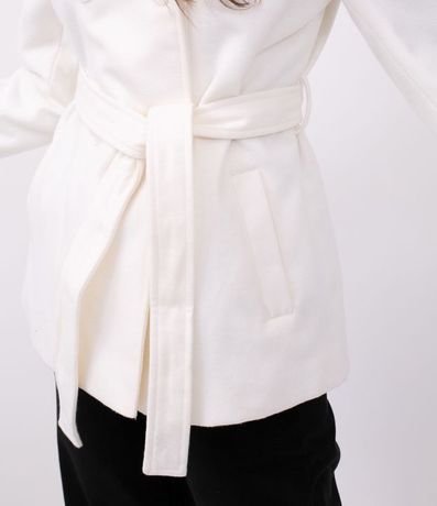 Campera con Cinturón de Ajuste con Bolsillos 3