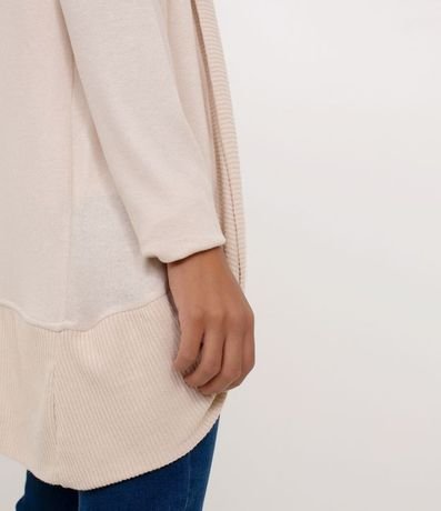 Cardigan Básico en Viscosa con Abertura Total 3