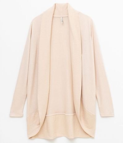 Cardigan Básico en Viscosa con Abertura Total 4