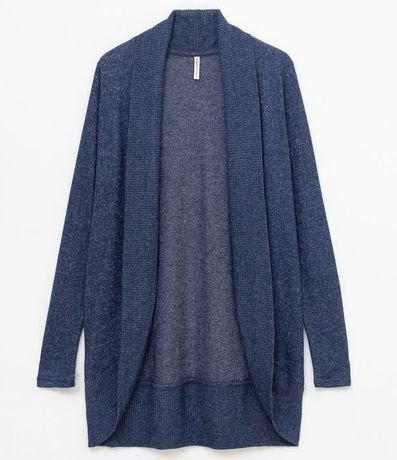 Cardigan Básico en Viscosa con Abertura Total 4
