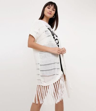 Kimono de Tricot con Flecos 1