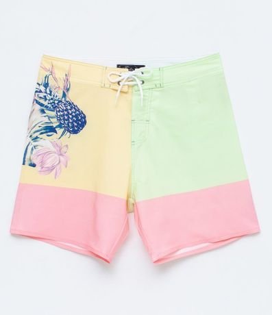 Bermuda con Estampa de Anana en la Lateral 5