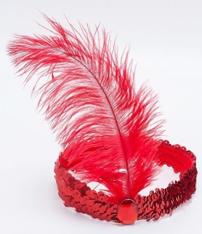 Elastico para el Pelo con Pluma Decorativa y Detalles 1