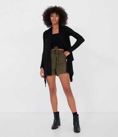 Saco con Puntas Alargadas Liso 4