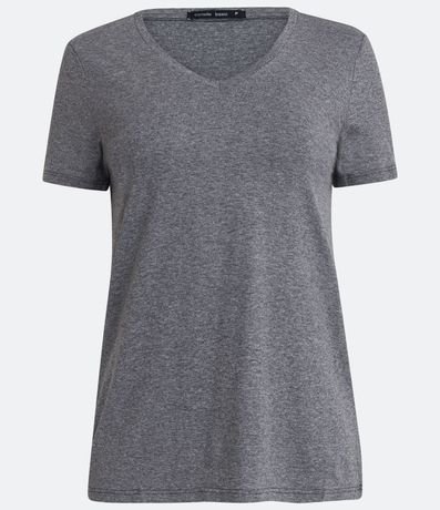 Blusa Básica en Viscosa con Escote V 5