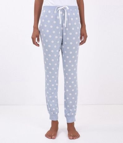 Pantalón de Pijama Estampa Lunares 1