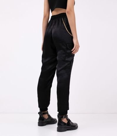 Pantalón Femenino Jogger con Rayas Lateral y Corriente 2