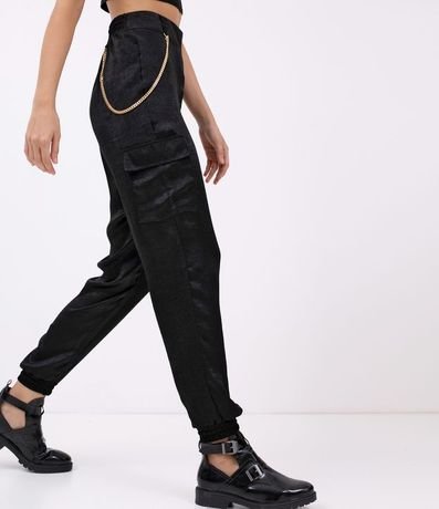 Pantalón Femenino Jogger con Rayas Lateral y Corriente 3