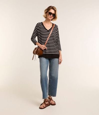 Blusa a Rayas Manga 3/4 2
