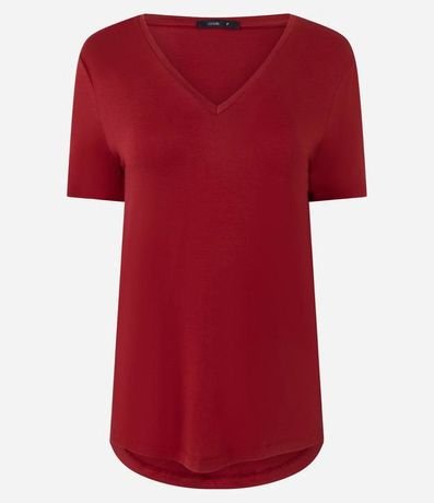 Blusa Básica en Viscosa con Escote V 3