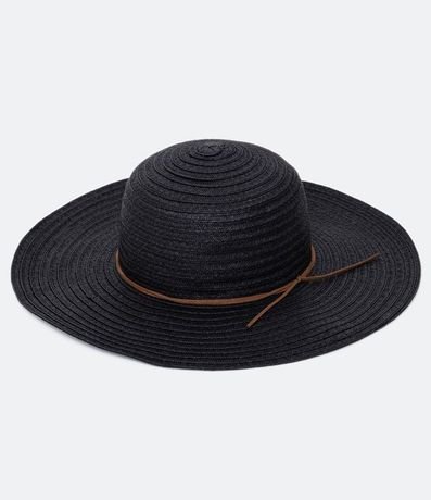 Sombrero Femenino de Paja Liso con Cordón 1