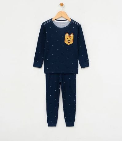 Pijama Infantil con Estampa de Tigre Tam 1 a 4 años 1