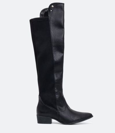 Bota Feminina Over com Recorte Neoprene Via Marte 1
