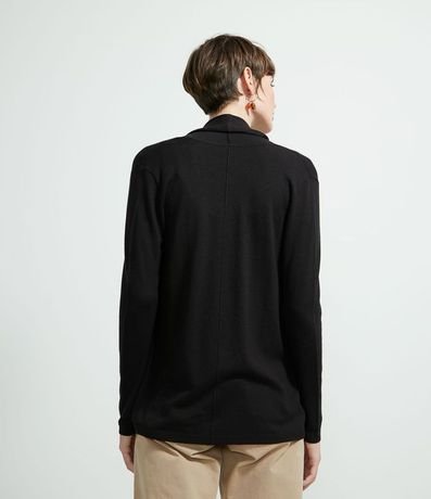 Chaqueta de Punto Larga sin Estampado 2