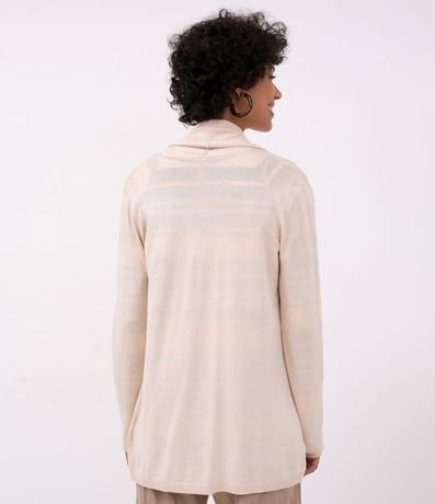 Chaqueta de Punto Larga sin Estampado 2