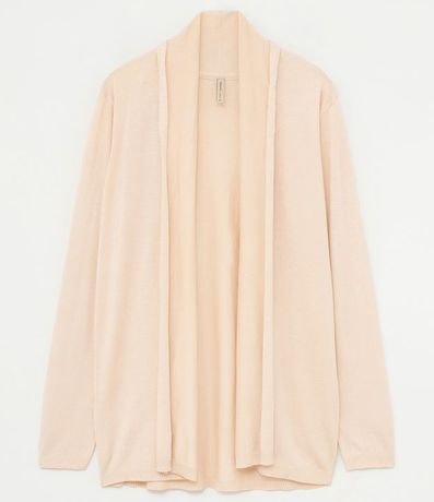 Chaqueta de Punto Larga sin Estampado 4