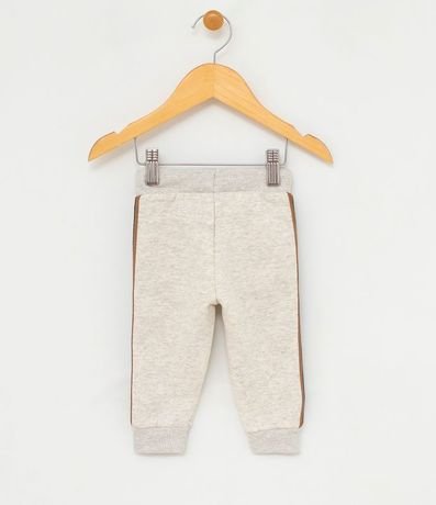 Pantalon Infantil en Algodon con Rayas Laterales - Talle 0 a 18 meses 2