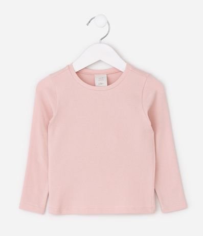 Blusa Infantil Básica en Cotton - Talle 1 a 5 años 4