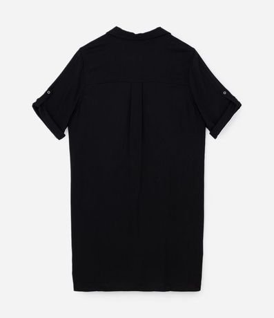 Vestido Chemise Corto sin Estampa y con Bolsillo Curve & Plus Size 6