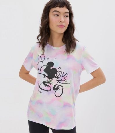 Remera Femenina Tie Dye Mickey Mouse 1