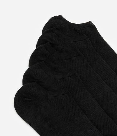 Kit 05 Medias Caña Corta Basicas 4