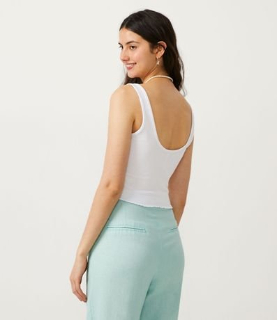 Blusa Musculosa Cropped Basica en Ribana 3