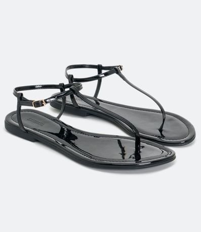 Sandalia Baja en Verniz Satinato 2