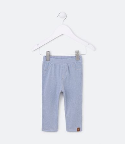 Pantalón Legging Infantil Liso - Talle 0 a 18 meses 3