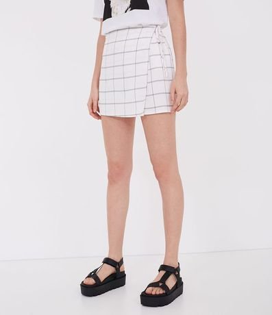 Short Minifalda Grid a Cuadrillé 1